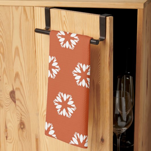 Retro Starburst Patroon Boho Decor Theedoek (Derde Gevouwen)