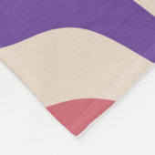Retro starburst sunburst background pattern. 1960s fleece deken (Hoek)