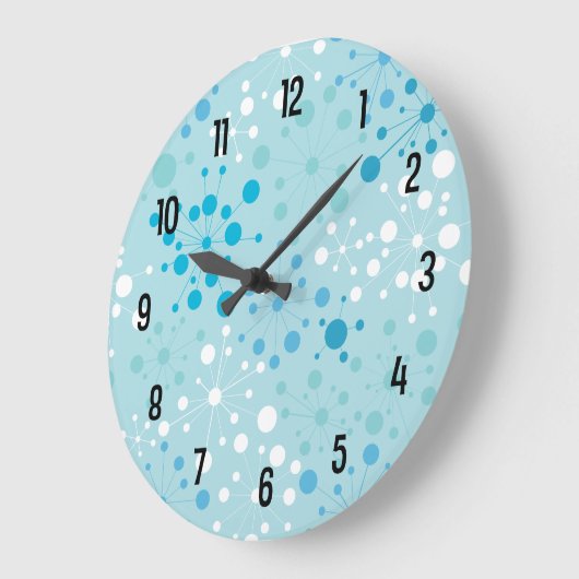 Retro Starburst wandklok (Hoek)