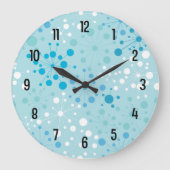 Retro Starburst wandklok (Voorkant)