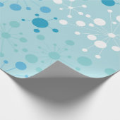 Retro Starburst Wrapping Paper Cadeaupapier (Hoek)