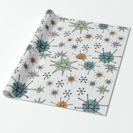 Retro Starburst Wrapping Paper Cadeaupapier