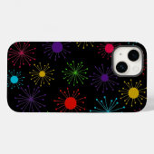 Retro Starbursts Case-Mate iPhone Case (Achterkant (horizontaal))