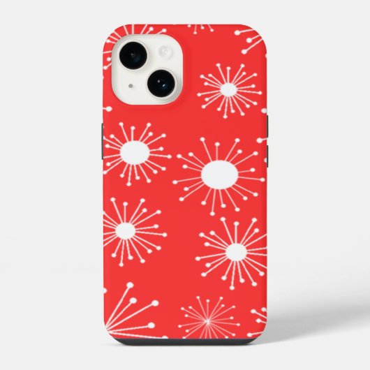 Retro Starbursts iPhone Hoesje (Achterkant)