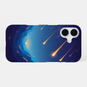 Retro Starfall Valley iPhone 16 Hoesje (Achterkant horizontaal)