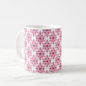 Retro Starlight Mok, Magenta Koffiemok (Voorkant links)