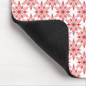 Retro Starlight Mousepad, helder rood Muismat (Hoek)