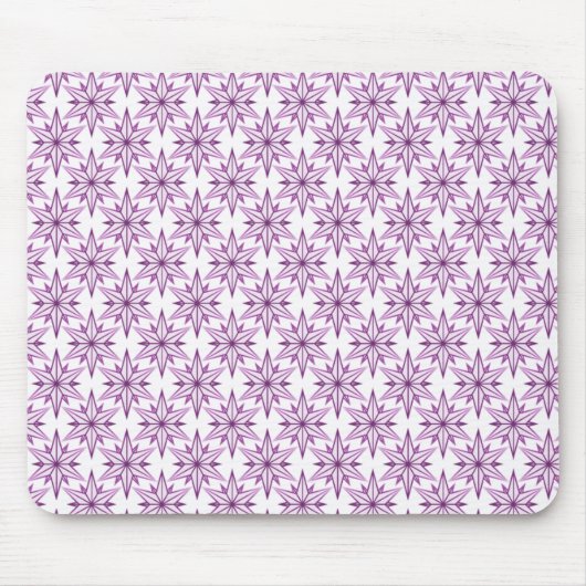 Retro Starlight Mousepad, Paars Muismat (Voorkant)