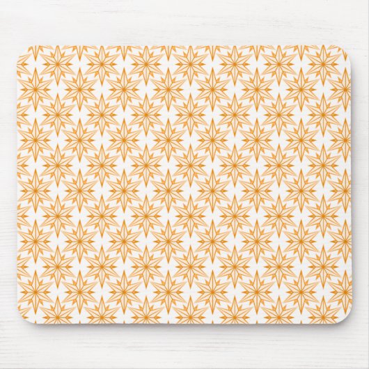 Retro Starlight Mousepad, Tangerine Muismat (Voorkant)