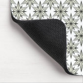 Retro Starlight Mousepad, zwart en wit Muismat (Hoek)