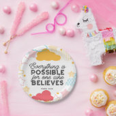 Retro Starry Sky Art Pattern met Bijbelversie Papieren Bordje (Feest)