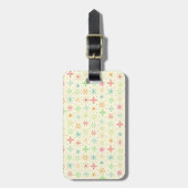 Retro Stars Bagagelabel (Voorkant verticaal)