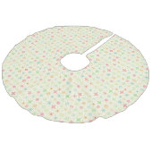 Retro Stars boomrok Imitatie Linnen Kerstboom Kleed (Gekanteld)