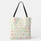 Retro Stars Canvas tas (Achterkant)