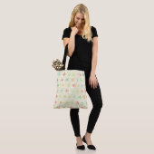 Retro Stars Canvas tas (Op model)