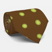 Retro Stars Chocolade Olijf Zazzle Das (Opgerold)