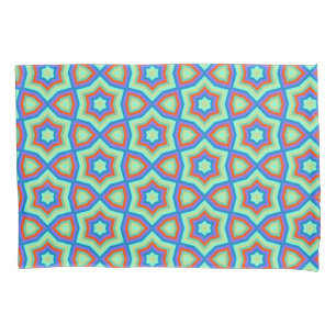 Retro Stars Floral Artistic Abstract Pattern Kussensloop