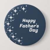 Retro Stars "Happy Vaderdag" Button (Voorkant)