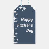 Retro Stars "Happy Vaderdag" Cadeau Label Cadeaulabel (Voorkant)