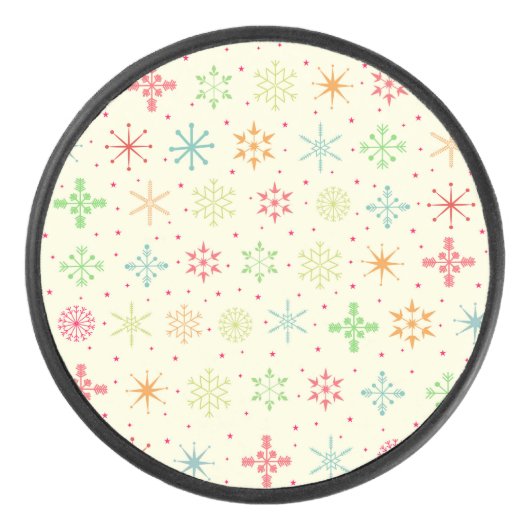 Retro Stars Hockey Puck (Voorkant)