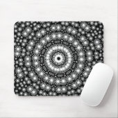 Retro Stars kaleidoscoop Muismat (Met muis)