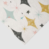 Retro Stars Patroon Tissuepapier (Detail)