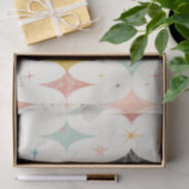 Retro Stars Patroon Tissuepapier (Geschenk)