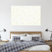 Retro Stars Poster Canvas Afdruk (Insitu (Slaapkamer))