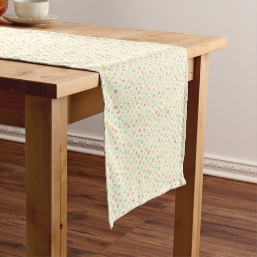 Retro Stars Table Runner Lange Tafelloper (Voorbeeld)