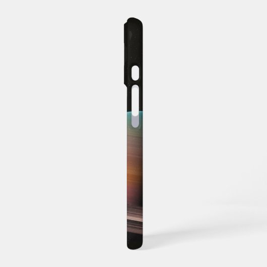 Retro Starscape Poster Art iPhone 16 Hoesje (Linkerkant)