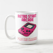 Retro Start Arcade Koffiemok (Links)