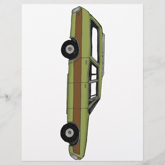 retro station wagon (Voorkant)