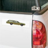 retro station wagon bumpersticker (Op Truck)