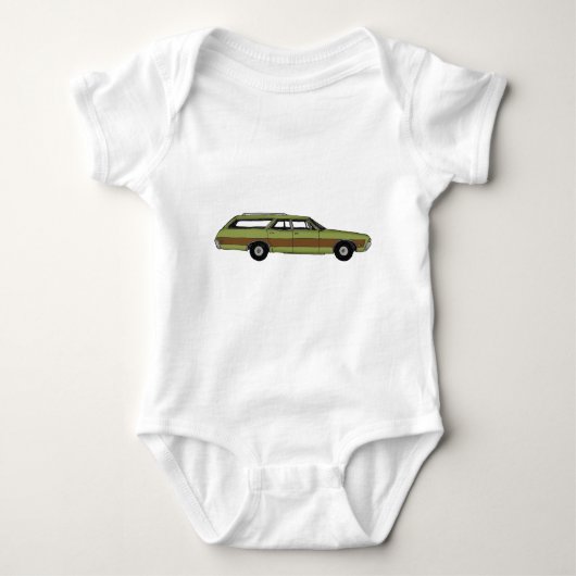 retro station wagon romper (Voorkant)