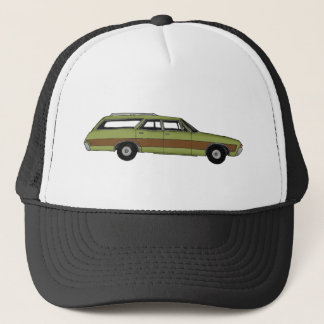 retro station wagon trucker pet