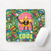 Retro Stay Cool Star Pop Art Muismat (Met muis)