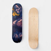 Retro Steampunk Chic: Rijd op de Rebel Wave Persoonlijk Skateboard (Voorkant)