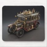 Retro Steampunk Police Cruiser Muismat<br><div class="desc">Retro Steampunk Police Cruiser - Mouse Pad</div>
