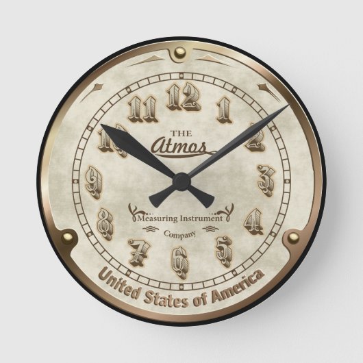 Retro Steampunk stijl Klok imitatie (Voorkant)