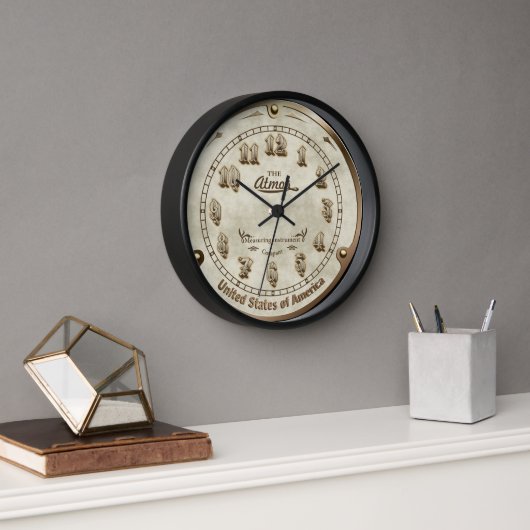 Retro Steampunk stijl Klok imitatie (Kantoor)