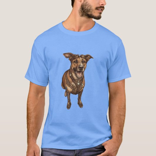 retro steampunk T-shirt (Voorkant)