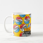 Retro Stem-badge Koffiemok (Links)