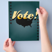 retro stemposter flyer (Hand)