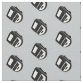 Retro Steno Machine Kies uw eigen kleur Stof (Close Up)