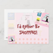 Retro Stephanie Briefkaart (Voorkant / Achterkant)