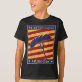 Retro Ster You Can't Spell Sausage Without Usa  T-shirt (Voorkant)