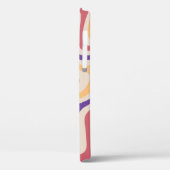Retro sterburst zonnebarstpatroon. jaren '60 Case-Mate iPhone case (Achterkant / Links)