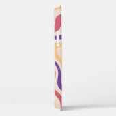 Retro sterburst zonnebarstpatroon. jaren '60 Case-Mate iPhone case (Achterkant / Rechts)