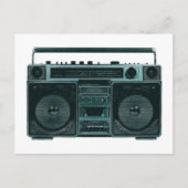 retro stereo briefkaart (Voorkant)