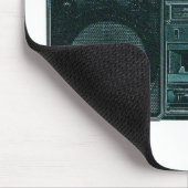 retro stereo mousepad muismat (Hoek)